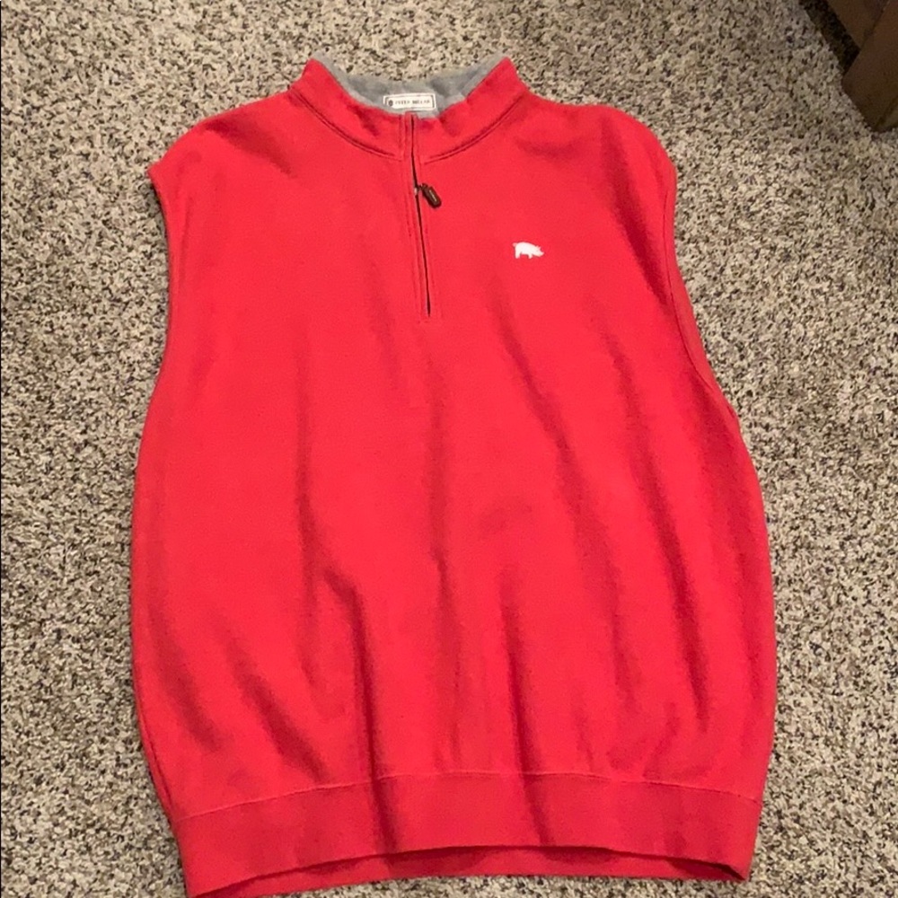 PETER MILLAR vest with pig logo on front - XL